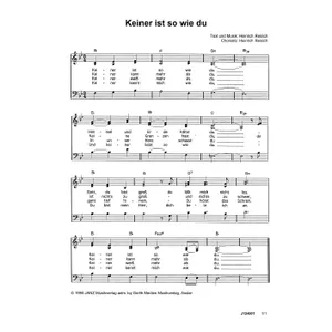 Produktbild des Artikels Keiner ist so wie du (Noten - Download)