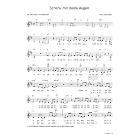 Produktbild des Artikels Schenk mir deine Augen (Noten - Download)