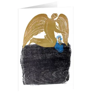 Produktbild des Artikels Kunstkarten "Umsorgender Engel" 5 Stk. (Schreibwaren)