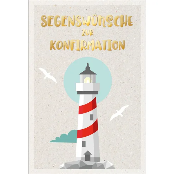 Produktbild des Artikels Faltkarte "Segenswünsche zur Konfirmation" (Schreibwaren)