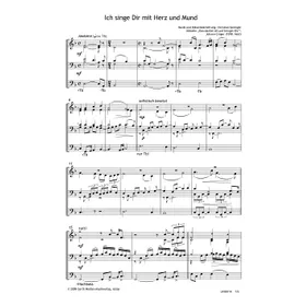 Produktbild des Artikels Ich singe dir mit Herz und Mund (Noten - Download)