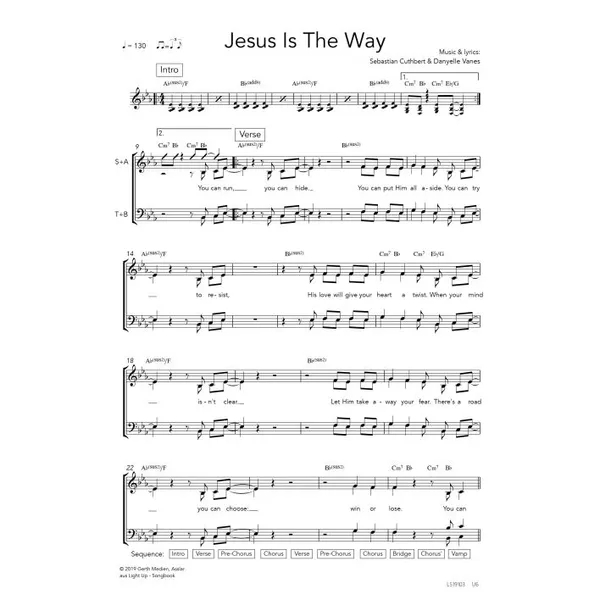 Produktbild des Artikels Jesus Is The Way (Noten - Download)