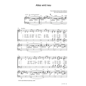Produktbild des Artikels Alles wird neu (Noten - Download)
