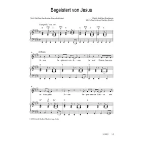 Produktbild des Artikels Begeistert von Jesus (Noten - Download)