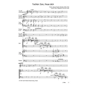 Produktbild des Artikels Tochter Zion (Noten - Download)