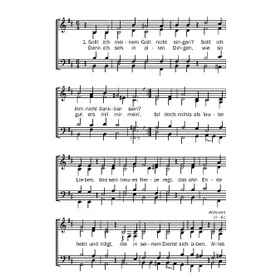 Produktbild des Artikels Sollt ich meinem Gott nicht singen (Noten - Download)