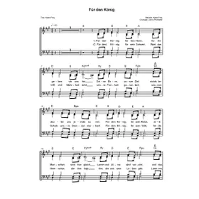 Produktbild des Artikels Für den König (Noten - Download)
