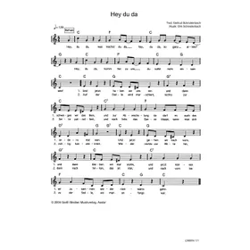 Produktbild des Artikels Hey du da (Noten - Download)