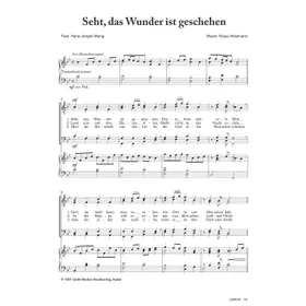 Produktbild des Artikels Seht, das Wunder ist geschehen (Noten - Download)