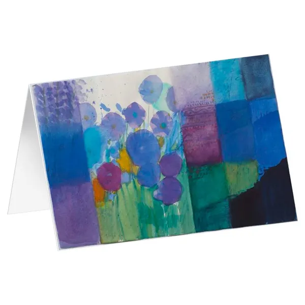 Produktbild des Artikels Kunstkarten "Blaue Blüte" 5 Stk. (Schreibwaren)