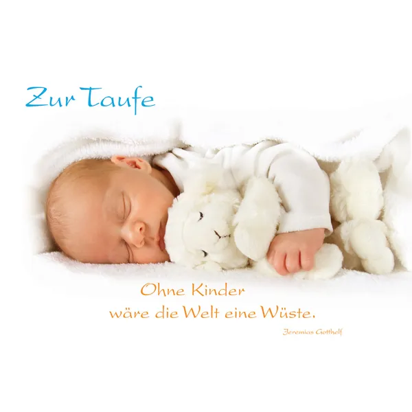 Produktbild des Artikels Faltkarte "Ohne Kinder wäre die Welt eine Wüste" - 5 Stück (Schreibwaren)