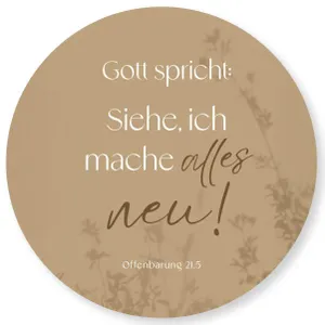 Produktbild des Artikels Jahreslosung 2026 - Wandschmuckbild "Schattenspiel" 25cm ()