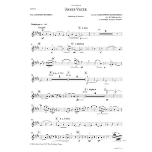 Produktbild des Artikels Unser Vater (Violine 1) (Noten - Download)