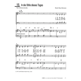 Produktbild des Artikels In die Stille dieses Tages (Noten - Download)