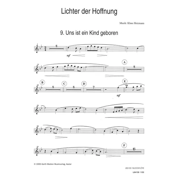 Produktbild des Artikels Uns ist ein Kind geboren (Orchestereinzelstimmen) (Noten - Download)