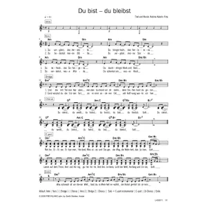 Produktbild des Artikels Du bist - du bleibst (Noten - Download)