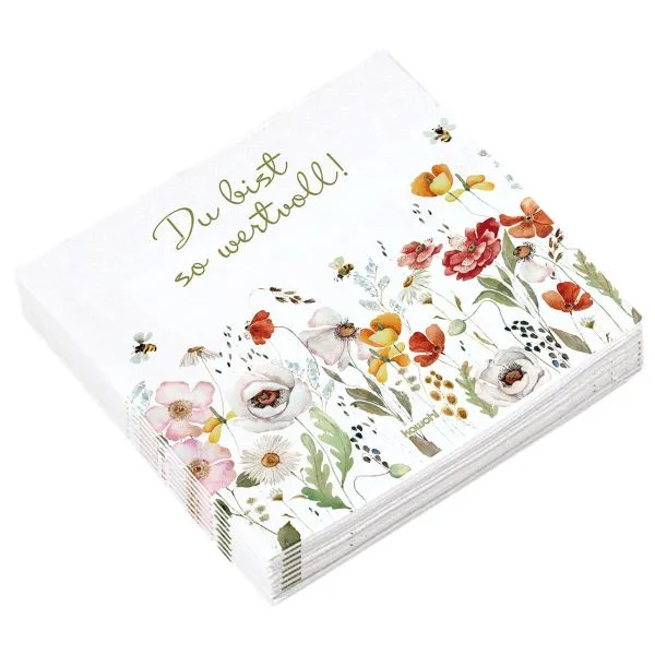 Produktbild des Artikels Servietten "Du bist so wertvoll!" ()