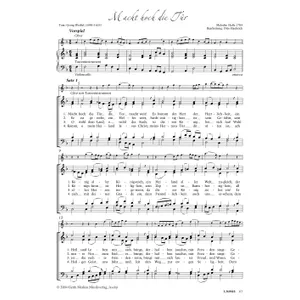 Produktbild des Artikels Macht hoch die Tür (Noten - Download)