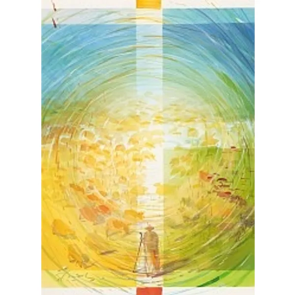 Produktbild des Artikels Kunstkarten "Der gute Hirte" 5 Stk. (Schreibwaren)