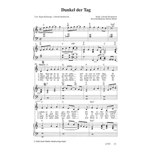 Produktbild des Artikels Dunkel der Tag (Noten - Download)