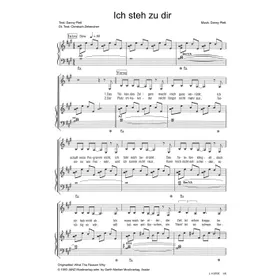 Produktbild des Artikels Ich steh zu dir (Noten - Download)