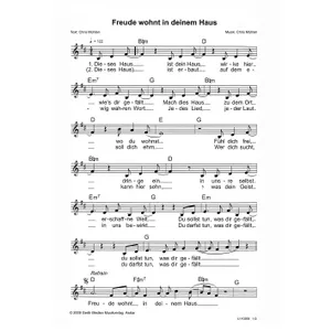 Produktbild des Artikels Freude wohnt in deinem Haus (Noten - Download)