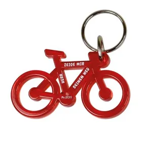 Produktbild des Artikels Schlüsselanhänger Fahrrad - rot ()