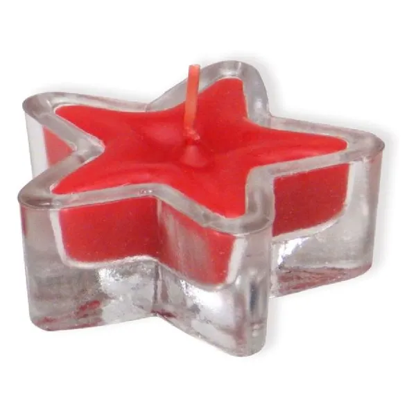 Produktbild des Artikels Kerzenglas "Stern" - rot ()