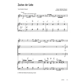 Produktbild des Artikels Zeichen der Liebe (Noten - Download)