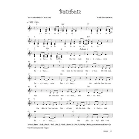 Produktbild des Artikels Butzibutz (Noten - Download)
