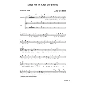 Produktbild des Artikels Singt mit im Chor der Sterne (Noten - Download)