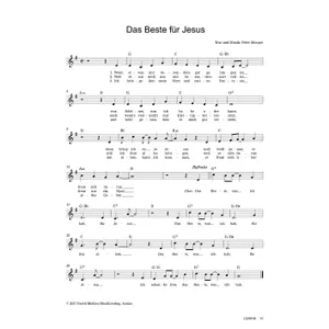 Produktbild des Artikels Das Beste für Jesus (Noten - Download)