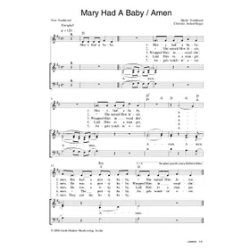 Produktbild des Artikels Mary Had A Baby / Amen (Noten - Download)
