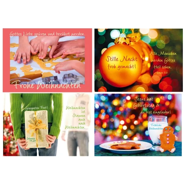 Produktbild des Artikels Faltkarten-Set Weihnachten 6 (Schreibwaren)