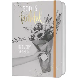 Produktbild des Artikels God is faithful in every season – Notizbuch (Schreibwaren - Gebunden)