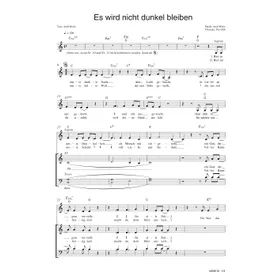 Produktbild des Artikels Es wird nicht dunkel bleiben (Noten - Download)