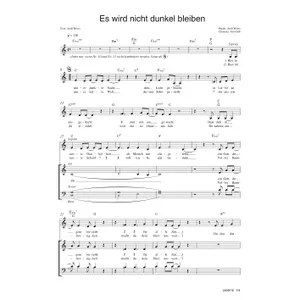 Produktbild des Artikels Es wird nicht dunkel bleiben (Noten - Download)