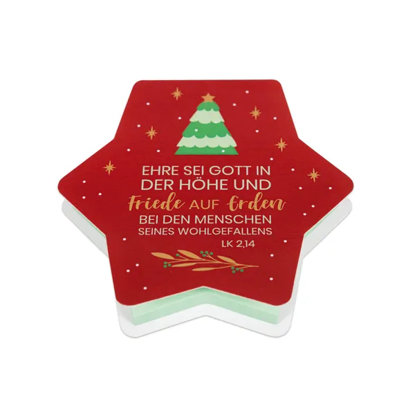 Produktbild des Artikels Haftnotizblock "Stern" (Schreibwaren)