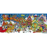 Stimmungsbild zu Adventskalender-Tasse "Weihnachtsmarkt" bunt