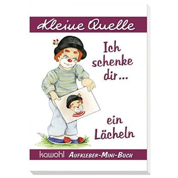 Produktbild des Artikels Aufkleber-Mini-Buch "Ich schenke dir ein Lächeln" (Buch - Kartoniert)