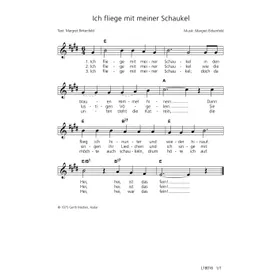Produktbild des Artikels Ich fliege mit meiner Schaukel (Noten - Download)