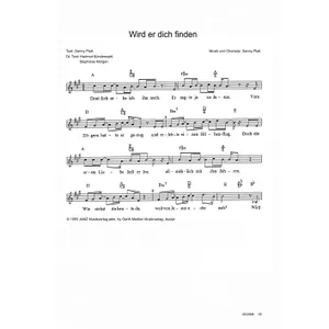 Produktbild des Artikels Wird er dich finden (Noten - Download)