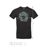 Stimmungsbild zu T-Shirt "Gegen den Strom" - schwarz