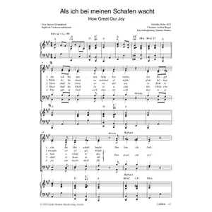 Produktbild des Artikels Als ich bei meinen Schafen wacht (Noten - Download)