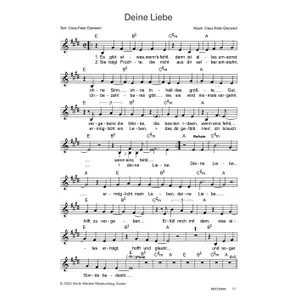 Produktbild des Artikels Deine Liebe (Noten - Download)