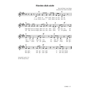 Produktbild des Artikels Fürchte dich nicht (Noten - Download)