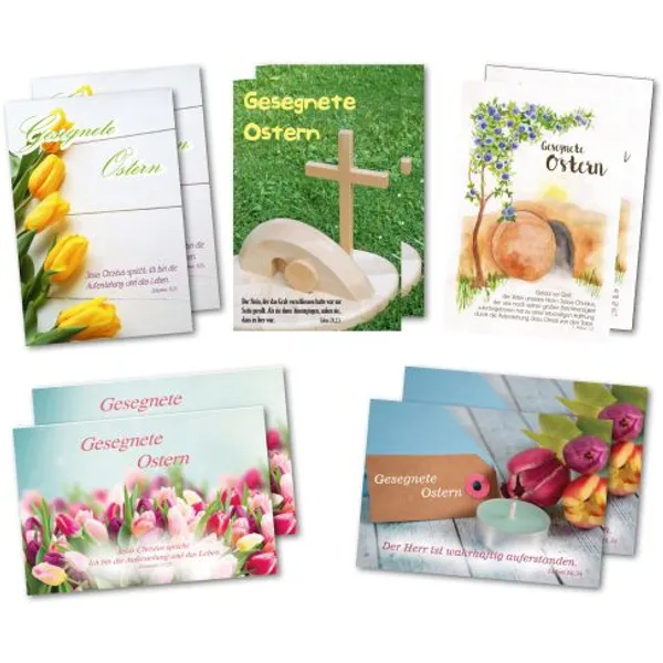 Produktbild des Artikels Postkarten - Ostern 10er Set (Schreibwaren)