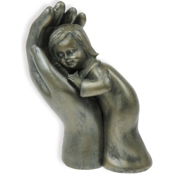 Produktbild des Artikels Figur "Hand mit Kind" - bronze ()