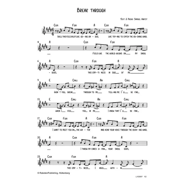 Produktbild des Artikels Break Through (Noten - Download)