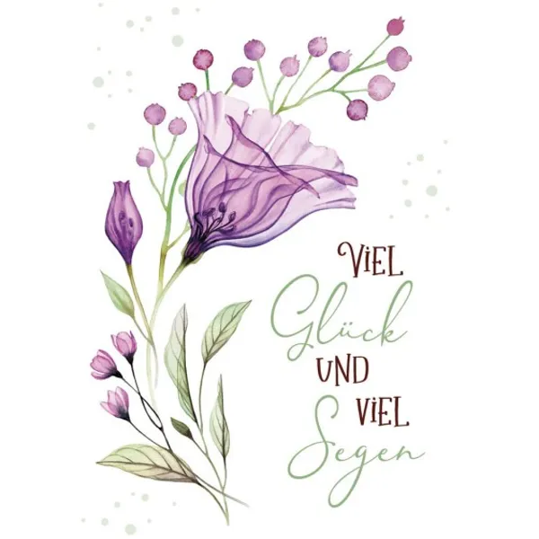 Produktbild des Artikels Grußheft "Viel Glück und viel Segen" (Buch - Geheftet)